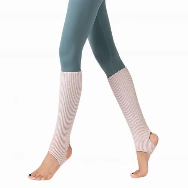 1 Pair Fashion Woman Latin Socks Fitness Dancing Female Wear Exercising Long Section Knitting Walking Socks Leg Warmers Woman