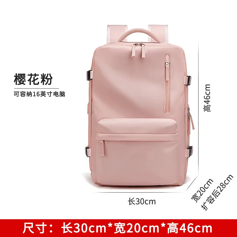 35L Travel Backpack Women Laptop Business Backpacks Multifunctional USB Charging Mochila School Luggage Bag with Shoes Pocket